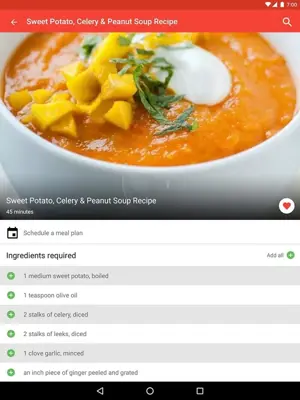 Soup Recipes android App screenshot 2